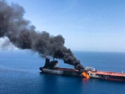 Salah satu kapal di Laut Merah yang dihantam rudal Houthi Yaman