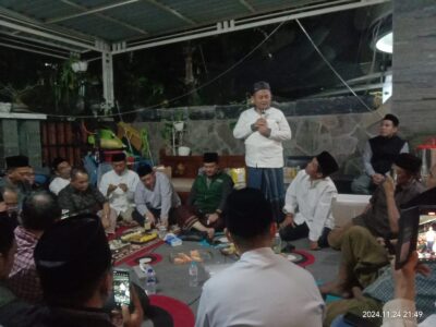 Sekjen Partai Golkar, M.Sarmuji, saat memberikan testimoni pada peringatan malam ke-7 meninggalnya politisi Partai Golkar yang juga mantan Ketua Umum PB HMI 2002-2004, Kholis Malik di Jakarta pada Minggu (24/11/2024).