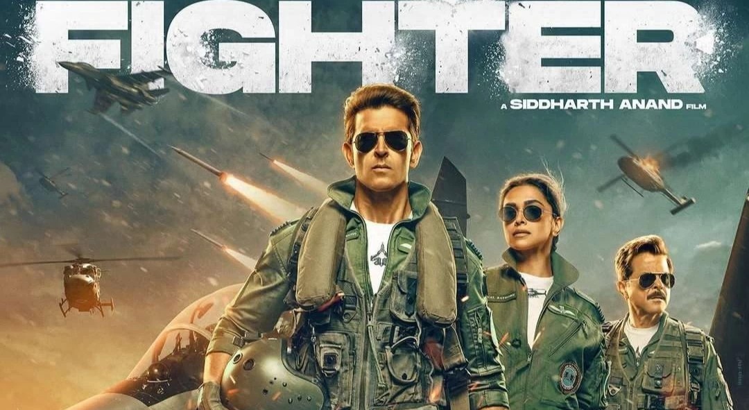 Film Fighter yang diperankan oleh Hritik Roshan, Deepika Padukone dan Anil Kapoor.