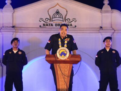 Prananda Surya Paloh saat menyampaikan kata sambutan dalam acara Rapat Pimpinan Nasional Garda Pemuda NasDem dan Pelantikan Garda Pemuda NasDem se-Provinsi DIY yang bertepatan dengan Hari Kebangkitan Nasional, Selasa (20/5/2025). Sumber foto : instagram @official_nasdem