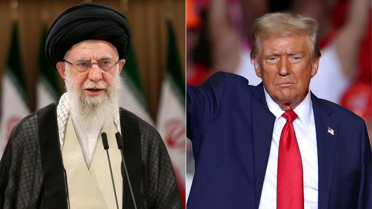 Presiden AS, Donald Trump (Kanan) dan Pemimpin Tertinggi Iran, Ayatullah Ali Khamenei (Kiri).