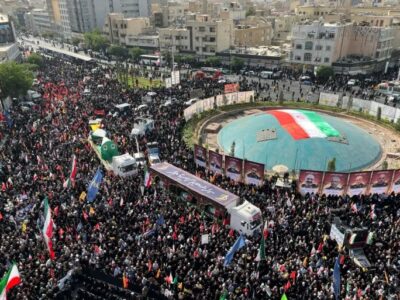 Prosesi Pemakaman Korban Perang Iran-Israel di Teheran.